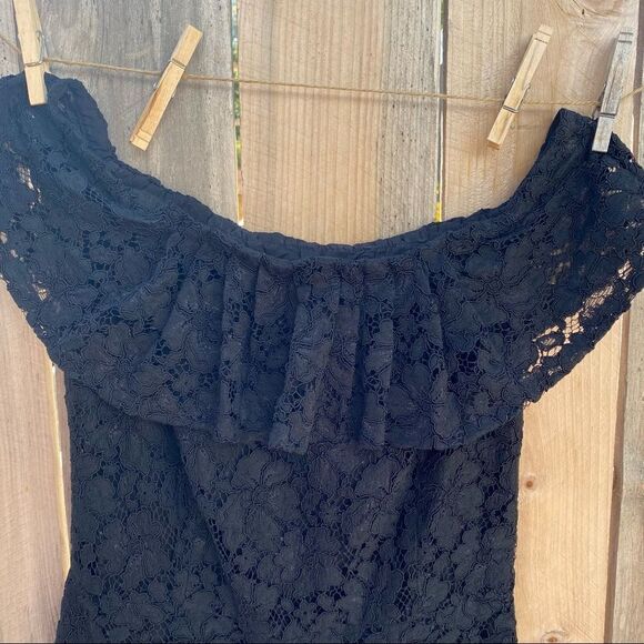 Sandro Paris Poetry Black Lace Romper - Picture 11 of 15